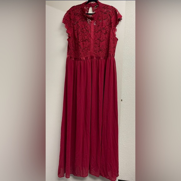 Miusol women’s floral lace maxi dress - Picture 2 of 6